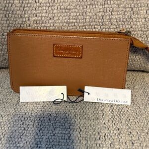 Dooney & Bourke Brown Leather Wallet